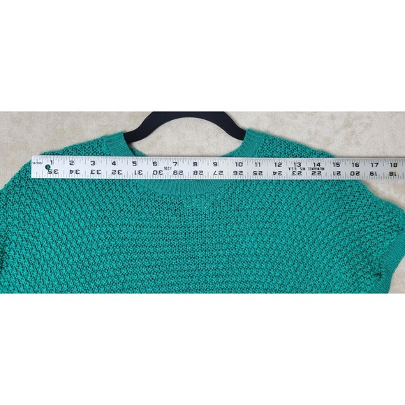 Alison J Vintage Women's Knit Cardigan and Sleeveless Top Combo Green Size XL - Picture 15 of 16